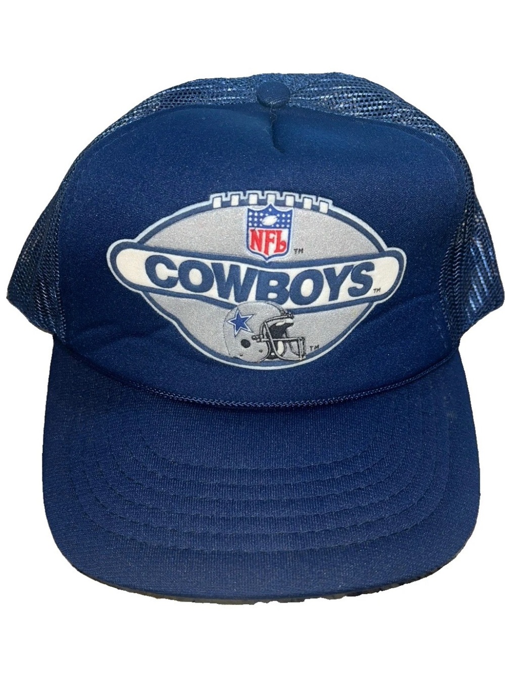 Vintage NFL Dallas Cowboys Hat Blue Adjustable Baseball Cap Snapback